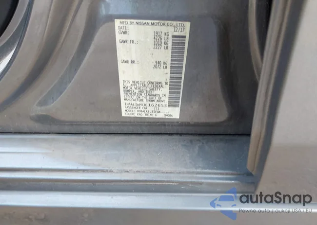 1N4AL3APXJC162653: 43297572