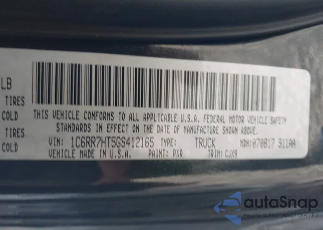 1C6RR7HT5GS412156: 43297697