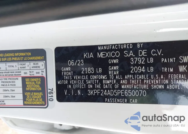 3KPF24AD5PE650070: 43297712