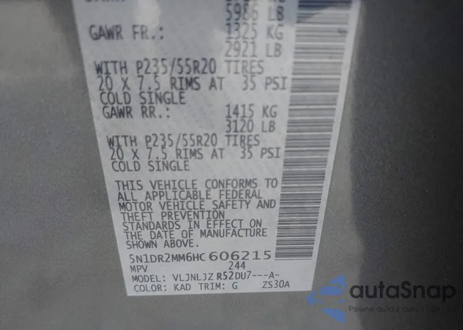 5N1DR2MM6HC606215: 43298892