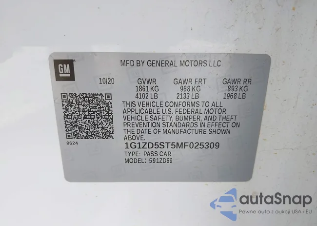 1G1ZD5ST5MF025309: 43298919