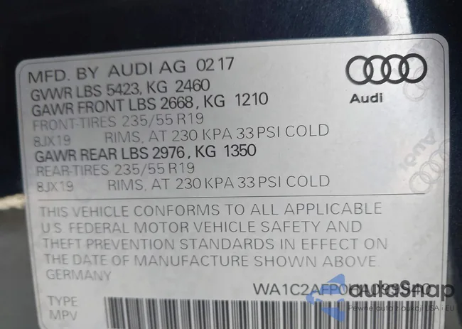 WA1C2AFP0HA099940: 43299281