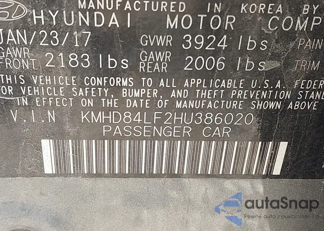 KMHD84LF2HU386020: 43299369