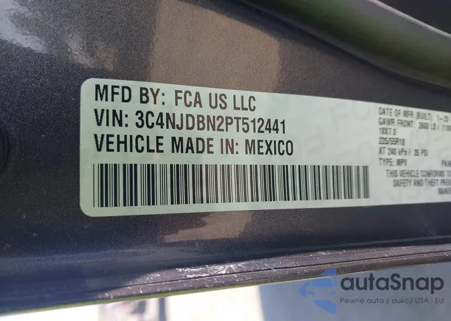 3C4NJDBN2PT512441: 43298554