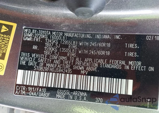 5TDBZRFH0JS842495: 43298620