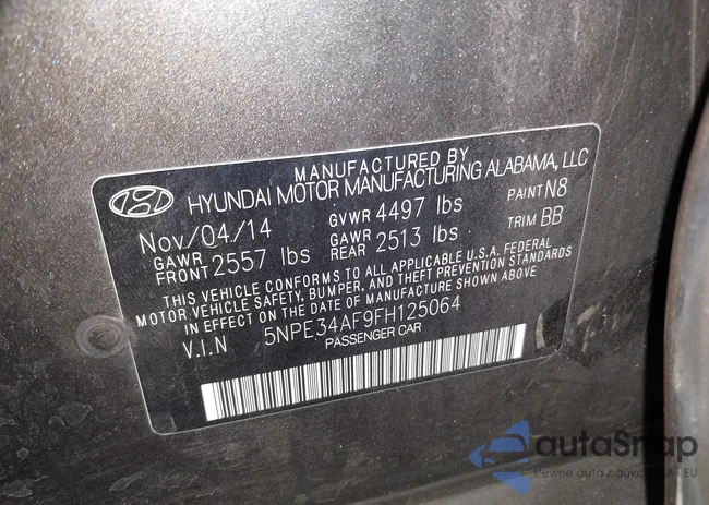 5NPE34AF9FH125064: 43300175