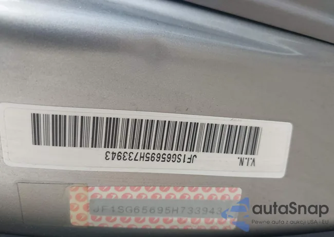 JF1SG65695H733943: 43300303