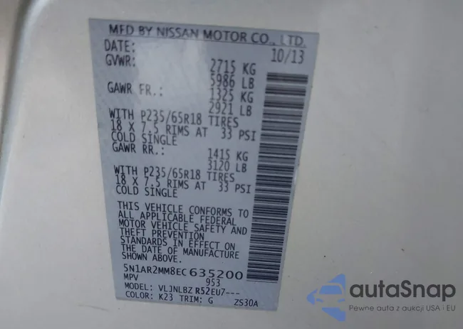 5N1AR2MM8EC635200: 43300353