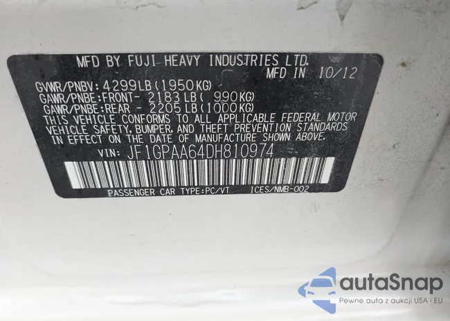 JF1GPAA64DH810974: 43299383