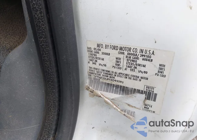 1FTNF20L8YED93593: 43299575