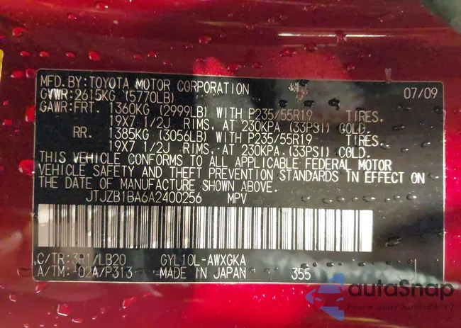 JTJZB1BA6A2400256: 43299584