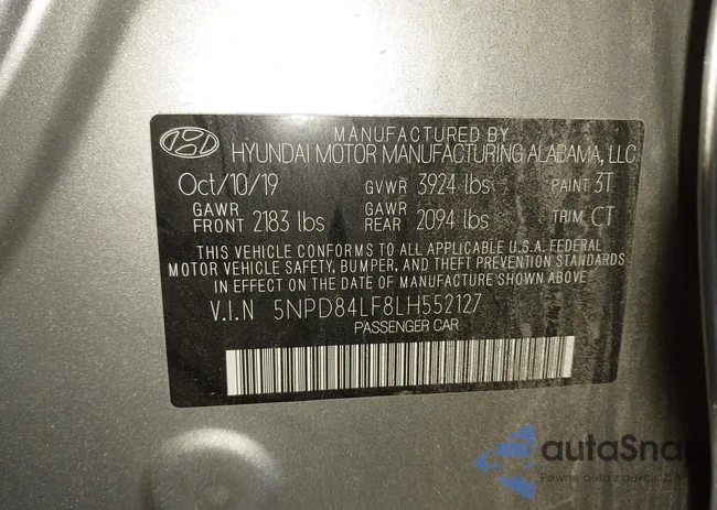 5NPD84LF8LH552127: 43299702