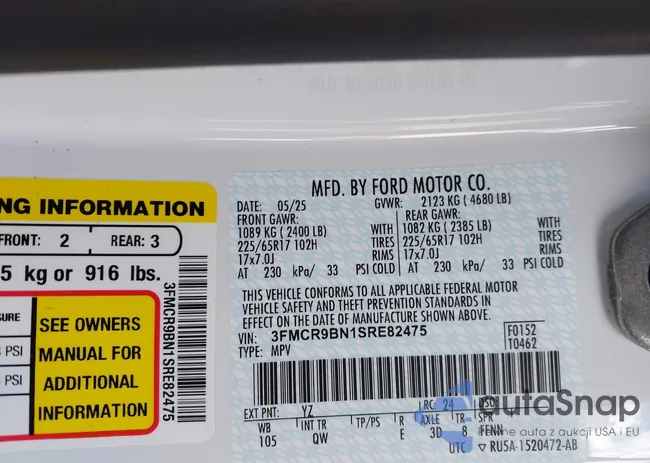 3FMCR9BN1SRE82475: 43300805