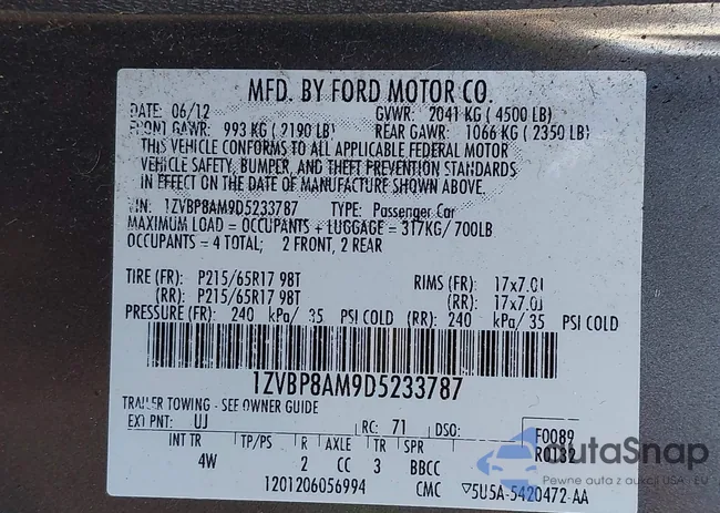 1ZVBP8AM9D5233787: 43301012