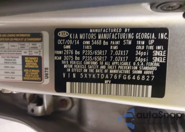 5XYKTDA76FG646827: 43301055