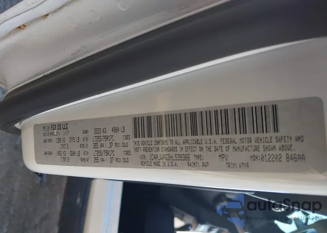 1C4AJWAG3HL539366: 43301198