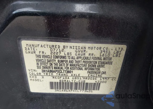 3N1AB6APXCL773601: 43301290