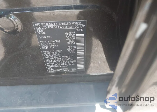 KNMAT2MT3GP710197: 43300469