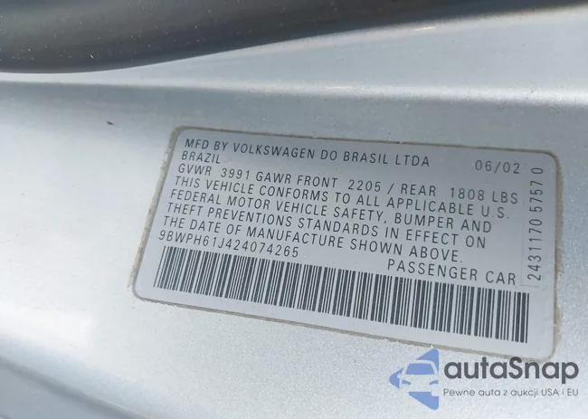 9BWPH61J424074265: 43300566