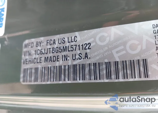 1C6JJTBG5ML571122: 43300774