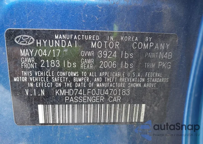 KMHD74LF0JU470183: 43300776