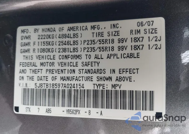 5J8TB18597A024154: 43301972