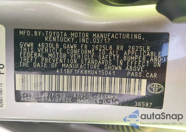 4T1BF1FK8HU415041: 43301994