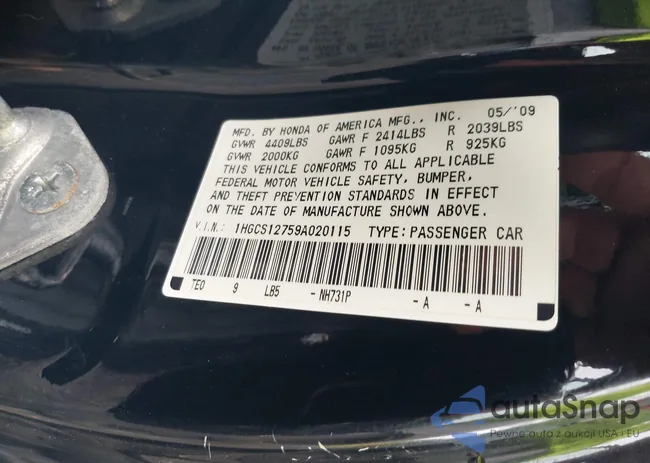 1HGCS12759A020115: 43302091