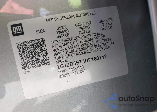 1G1ZD5ST4RF160742: 43301431