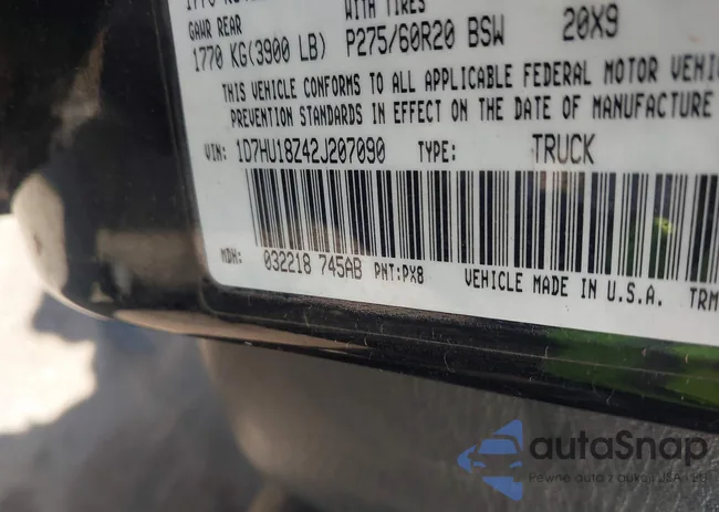 1D7HU18Z42J207090: 43301479