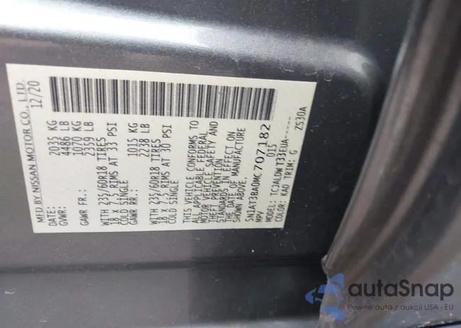 5N1AT3BA0MC707182: 43302832