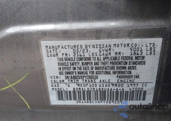 3N1AB8CVXPY289539: 43302851