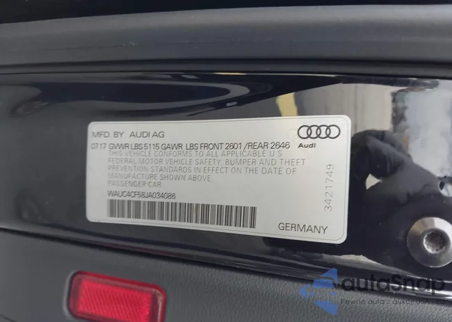 WAUC4CF58JA034086: 43302960