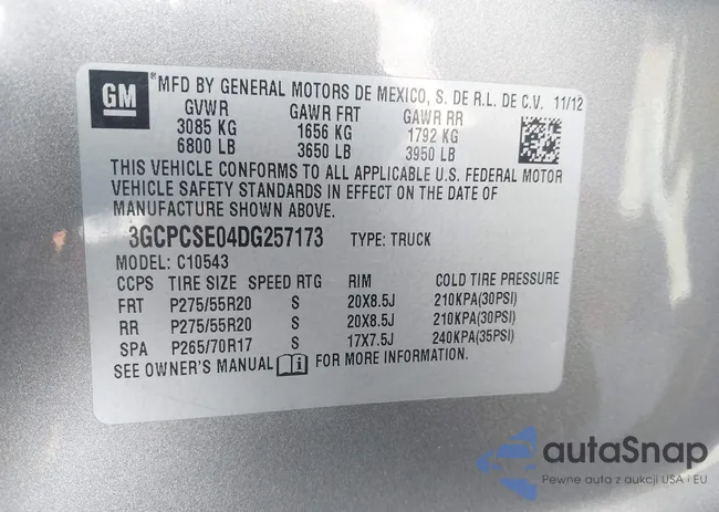 3GCPCSE04DG257173: 43303184