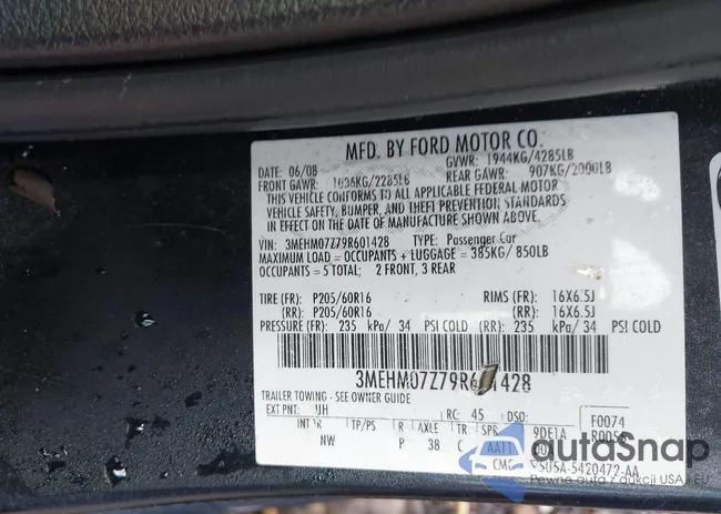 3MEHM07Z79R601428: 43303320