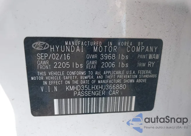 KMHD35LHXHU366880: 43303369