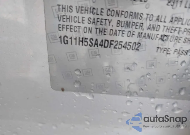 1G11H5SA4DF254502: 43303370