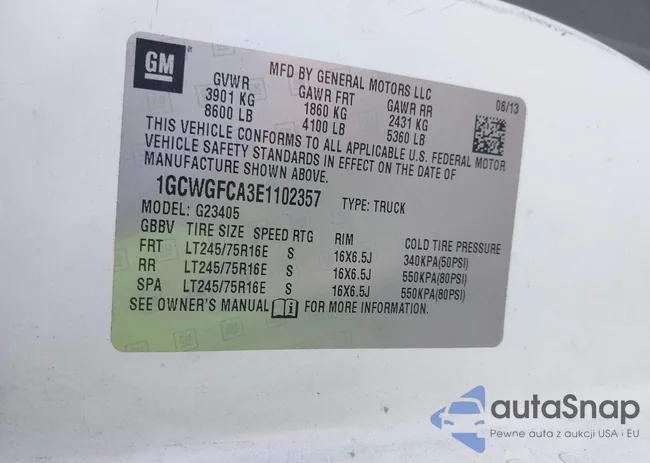 1GCWGFCA3E1102357: 43302382