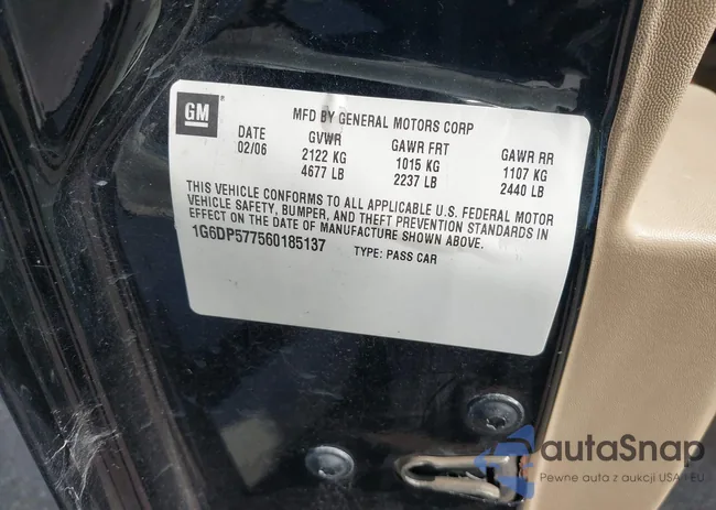 1G6DP577560185137: 43302409