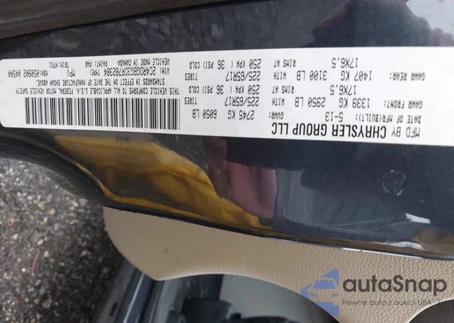 2C4RDGBG3DR782384: 43302465