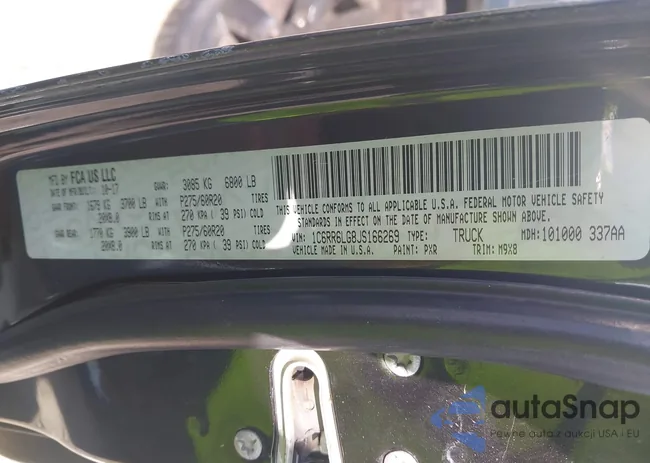 1C6RR6LG8JS166269: 43302683