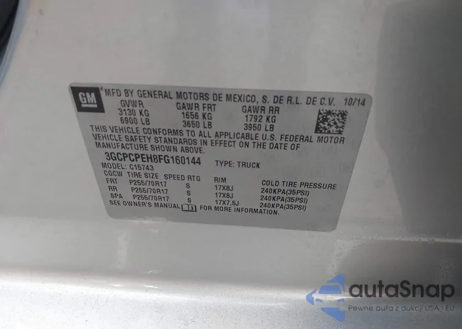 3GCPCPEH8FG160144: 43302729