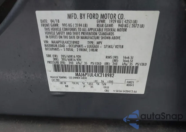 MAJ6P1UL4JC218982: 43303838