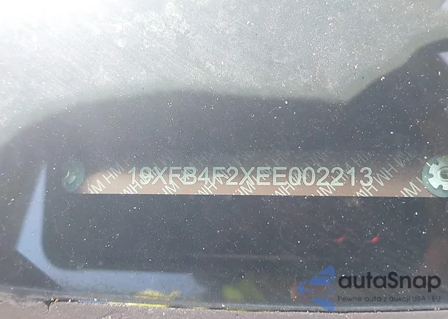 19XFB4F2XEE002213: 43303982