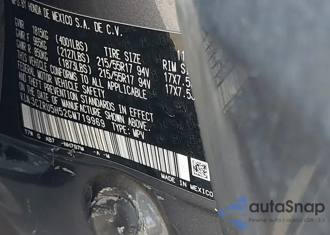 3CZRU5H52GM719969: 43304038