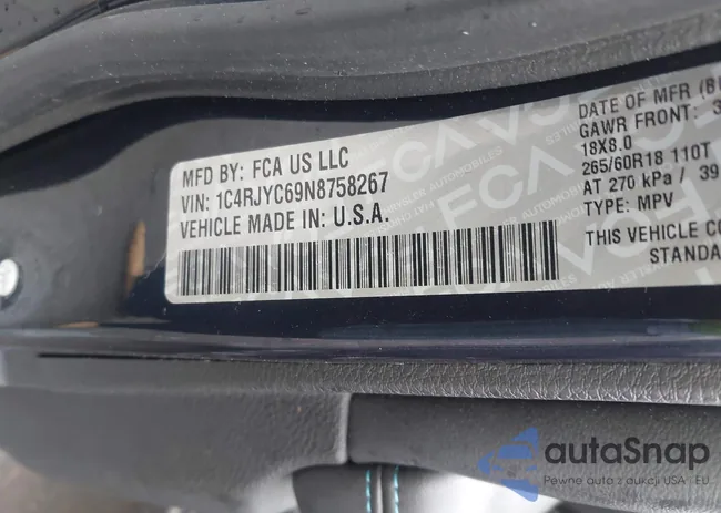 1C4RJYC69N8758267: 43304072