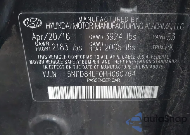 5NPD84LF0HH060764: 43304074