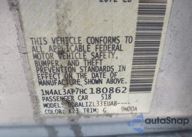 1N4AL3AP7HC180862: 43304307