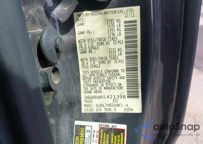 1N6AD0CW9CC421398: 43304329