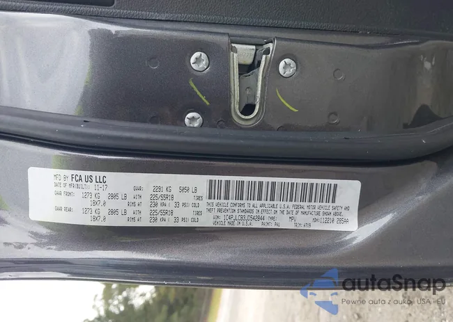 1C4PJLCB3JD542844: 43303486